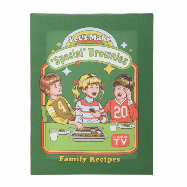 19x25cm Let's Make Brownies Canvas Plaque by Steven Rhodes - Image 2