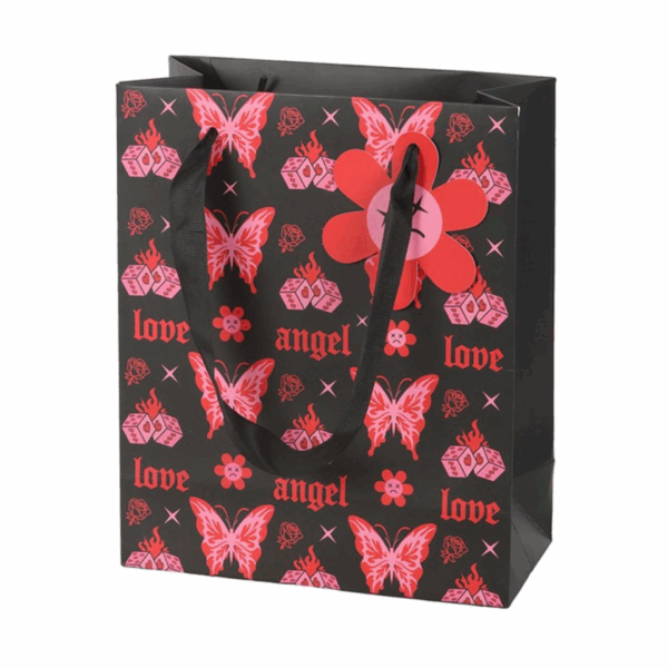 23cm Medium Flaming Butterfly Gift Bag - Image 2