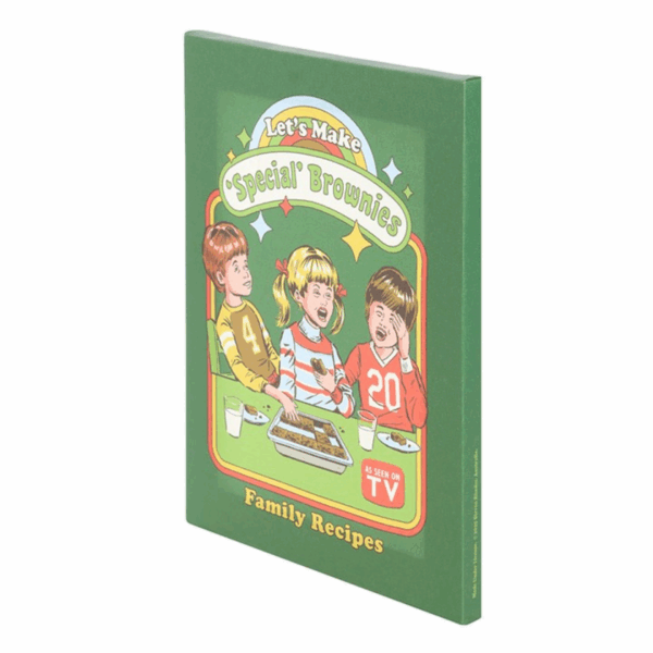 19x25cm Let's Make Brownies Canvas Plaque by Steven Rhodes - Image 3