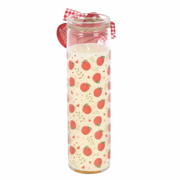 Apple Print Apple Pie Tube Candle - Image 3
