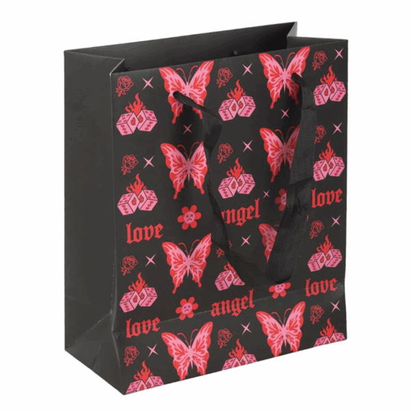 23cm Medium Flaming Butterfly Gift Bag - Image 4