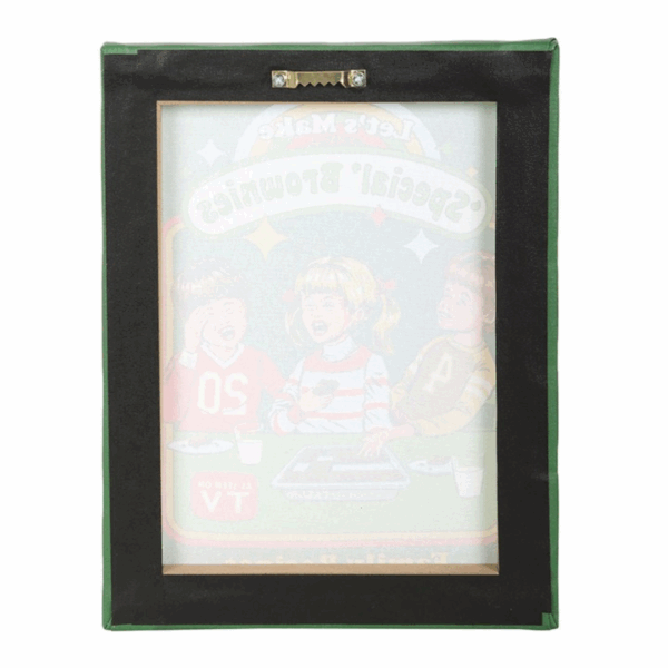19x25cm Let's Make Brownies Canvas Plaque by Steven Rhodes - Image 4