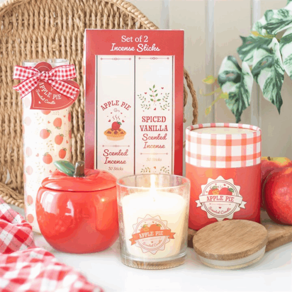 Apple Print Apple Pie Tube Candle - Image 5