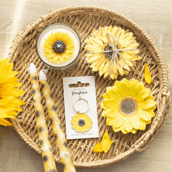 You Are My Sunshine Sunflower Keyring - Image 5