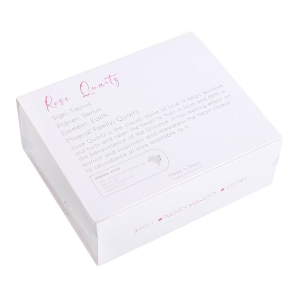 Box of Rose Quartz Rough Crystal Chips - Image 3