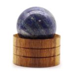 Gemstone Sphere 40mm - Afghan Lapis  with Stand
