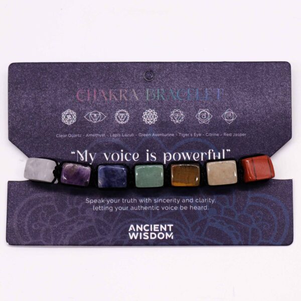 Chakra String Bracelet - Tumble Stones - Image 2
