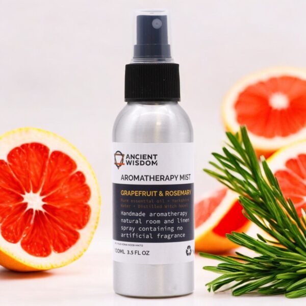 100ml Essential Oil Mist - Graperfruit and Rosemary - Image 3
