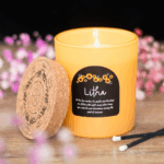 Litha Wildflower Wheel of the Year Candle