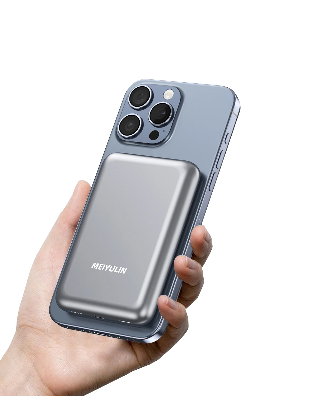 10000mAh Power Bank Magnetic Wireless Metal Fast Charging PD20W Type C Port Battery Pack Portable Powerbank for iPhone Samsung 7