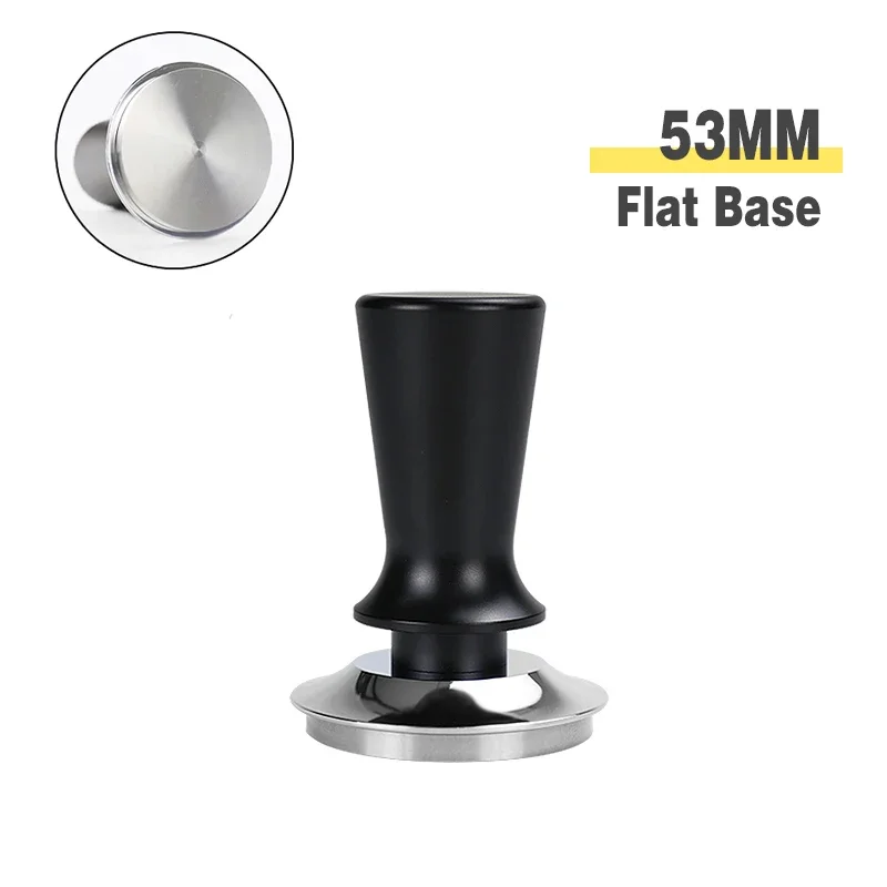 Coffee Tamper Constant Pressure 51MM 53MM 58MM Calibrated 30Lbs For Delonghi Breville Espresso Machine Accessories Barista Tools – Black 53mm Flat Base 9