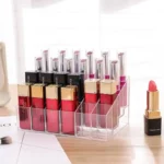 24 Grid Lipstick Holder Acrylic Cosmetics Storage Box Can Store And Sort Lipstick Nail Polish And Jewelry Display Rack