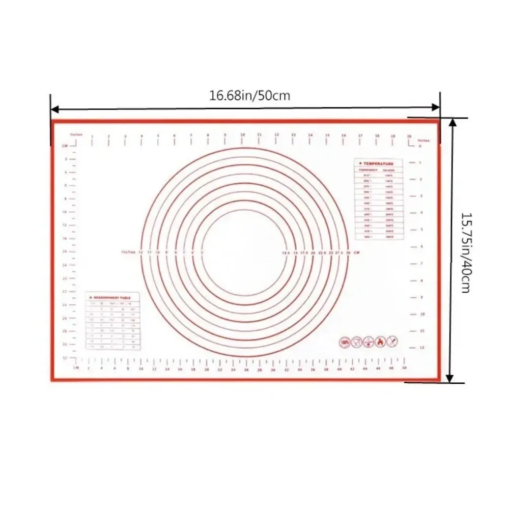 Stainless Steel Dough Pastry Scraper Pizza Cutter Chopper with Measuring Scale Multipurpose Cake Bread Separator Scale Knife – Pastry mat 9