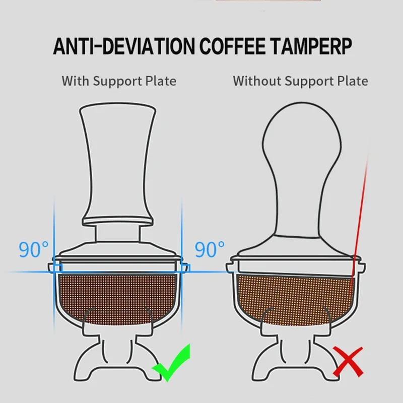 Coffee Tamper Constant Pressure 51MM 53MM 58MM Calibrated 30Lbs For Delonghi Breville Espresso Machine Accessories Barista Tools 1