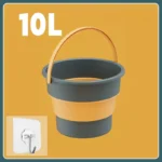 5/10/17L Portable Folding Bucket Multifunctional Thickened Silicone Bucket for Car Washing and Fishing Camping Folding Bucket