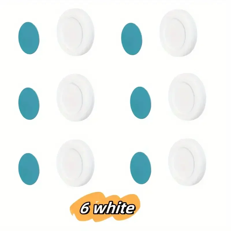 Magnetic Hooks Wall Mount Strong Magnet Remote Control Invisible Holder Keys Fridge Sticker Storage Hooks Home Organizer Hooks 6