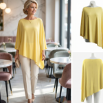 PrettyLittleThing Yellow Asymmetric Slinky Top Sleeveless Cape UK 10 New Defect